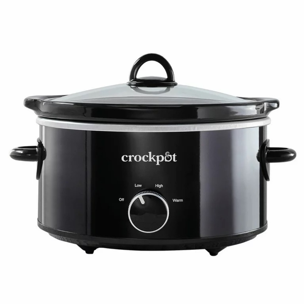 Crock-Pot 4 Quart Manual Slow Cooker, Black